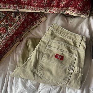 Dickies Straight Leg Green Carpenter Pants